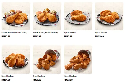 Harga Menu KFC Chicken 2 Harga Menu KFC Chicken