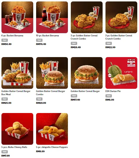 Harga Menu KFC Limited Time Only Malaysia Harga Menu KFC Limited Time Only Malaysia