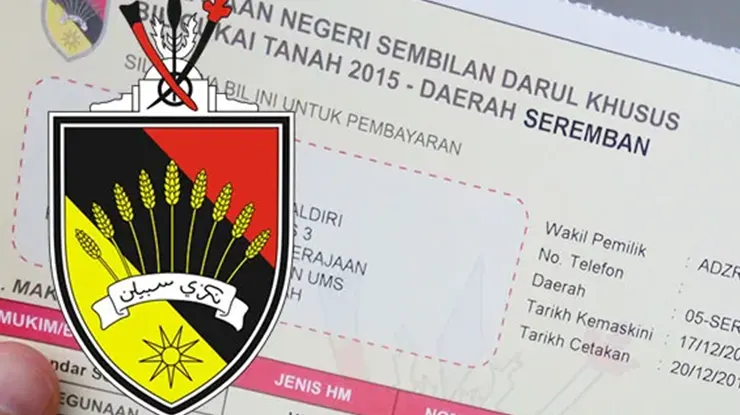 Bayaran Cukai Tanah Negeri Sembilan Online Terkini